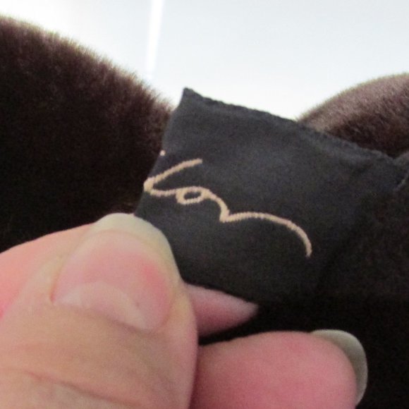 Faux Fur/ Brocade Reversible Vest - Picture 8 of 9